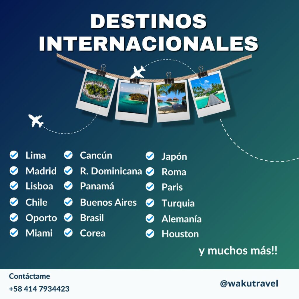 Vuelos internacionales en venezuela